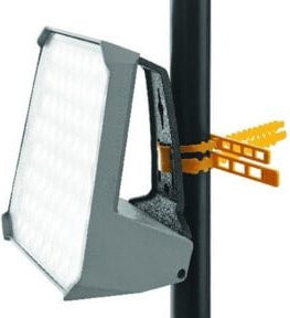 LENA LIGHTING Arbeitsstrahler Future LED XS in Grau mit Schuko Steckdose und IP54 Schutzklasse - Bild 1