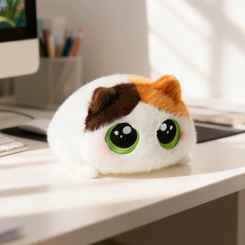 BOOKFONG Kawaii Mini Katzen-Plüschtier, Kuscheltier, Bunt / Mehrfarbig - Bild 3