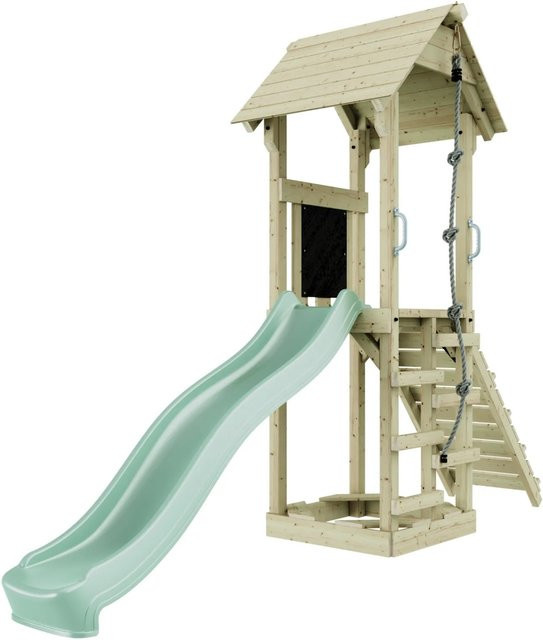OutdoorToys Spielturm Lillehammer, Mintgrün, Holz, ab 3 Jahre - Bild 1