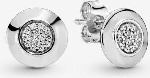 YIRAN Jewelry Ohrstecker 925 Silber, Gold, Zirkonia, Damen - Bild 1