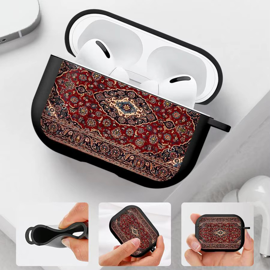 Schutzhülle mit persischem Teppichmuster für Apple AirPods Pro 1, 2, 3 und 4 - Bild 2