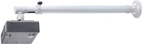 Neomounts BEAMER-W100SILVER Beamer-Wandhalterung in Silber, neigbar und drehbar mit einem maximalen Wandabstand von 123 cm