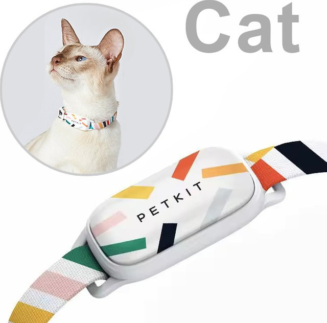 PETKIT Little Smart Cat Tag 2025 – Tragbarer Bluetooth-Haustier-Tracker mit Aktivitätserkennung in Multicolour - Bild 1