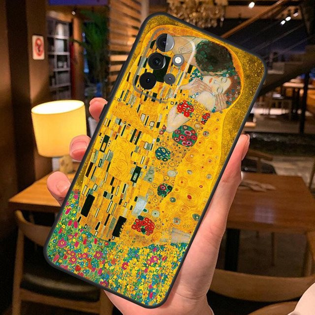 Handyhülle im Design Sternennacht Klimt Kuss für Samsung Galaxy A-Serie (A06, A12, A13, A14, A15, A16, A26, A32, A33, A34, A35, A36, A52, A53, A54, A55, A56) in Multicolour - Bild 1