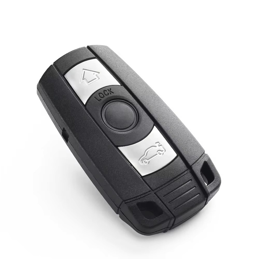 KEYYOU Smart Blade Fob Abdeckung für BMW 1 3 5 6 Serie E90 E91 E92 E60, 3 Tasten Fernbedienung Schlüssel Shell Case, Schwarz - Bild 2