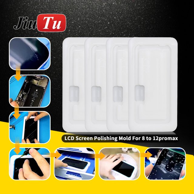 Jiutu LCD-Bildschirmpolitur für iPhone 15, 15 Pro, 14 Pro Max, 13 Mini, 12 und 12 Mini in Weiß - Bild 1