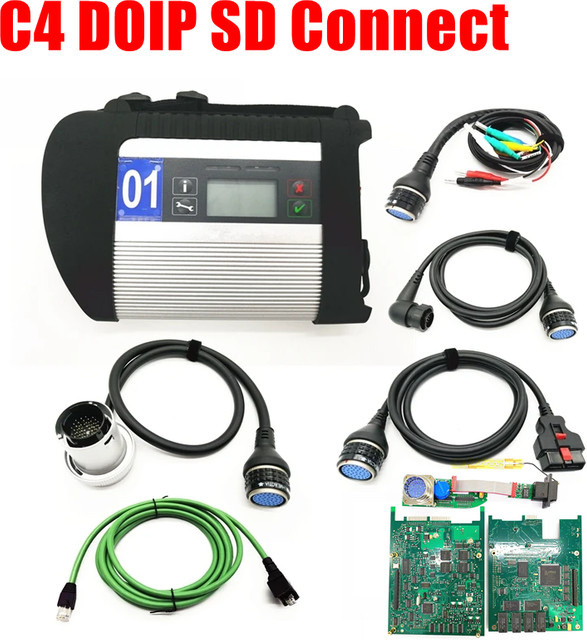 EKETOOL MB STAR C4 SD Connect Compact DOIP PLUS Chip mit WIFI und Anti-Überhitzung für MB Star Multiplexer-Diagnosetool - Bild 1
