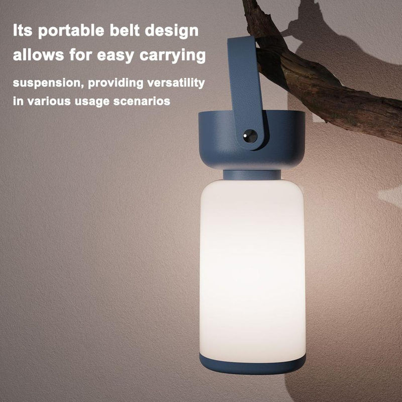 TOMTOP JMS Tragbare LED Camping Lampe in Braun mit dimmbarer Lichtfarbe und Akku - Bild 4