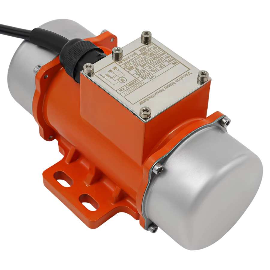 Bymaocar Elektrischer Vibrationsmotor mit Drehzahlregler 40W in Silber und Orange - Bild 5