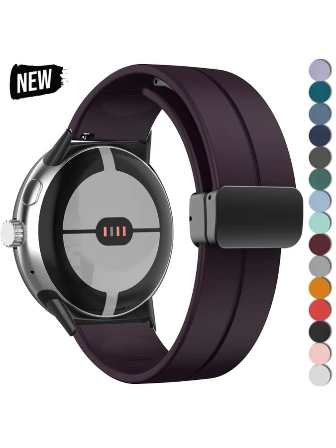 Geekthink Uhrenarmband Silikon, Magnetarmband, Unisex - Bild 4