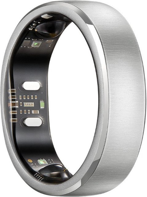 RingConn Smart Ring, Edelstahl, Silber, Größe 10, Unisex - Bild 1