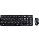 Logitech MK120 Tastatur-Maus-Set USB, QWERTZ Deutsch, Schwarz - Bild 4