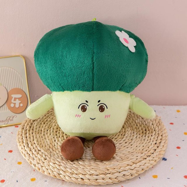Yiran toy Brokkoli Plüschtier Puppe, 25cm - Bild 1