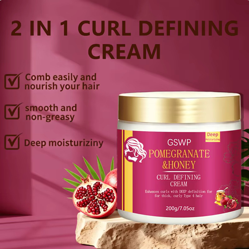 GSWP Lockencreme Granatapfel & Honig, 200g/400g, für lockiges Haar - Bild 4