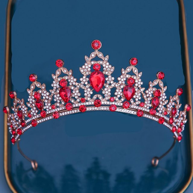 Lucky Star Jewelry Tiara, Mehrfarbige Kristallkrone, Zirkon, Damen - Bild 1