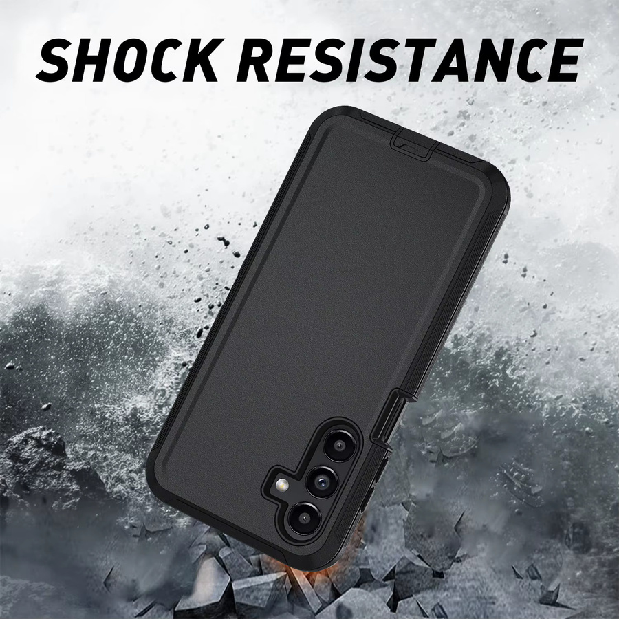 Defender Handyhülle im OTT-Stil für Samsung Galaxy A57 A37 A27 A17 A07 A56 A36 A26 A16 A06 A55 A35 A25 A15 A05S 4G 5G mit Gürtelclip in Schwarz, Blau und Grün - Bild 3