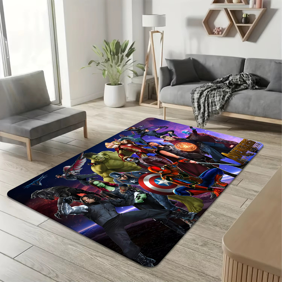Marvel Fußmatte Avengers Helden-Treffen mit Cartoon-Muster in Multicolour von Beast Kingdom - Bild 2