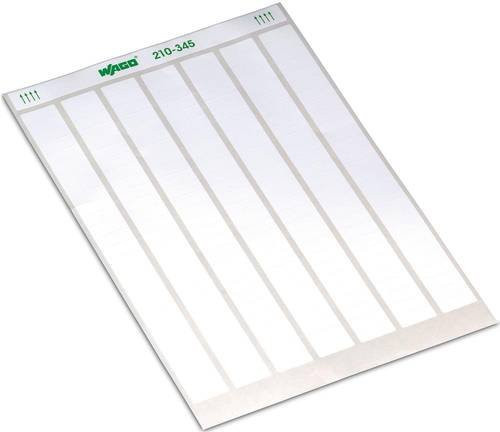WAGO 210-345 Selbstklebeschild in Weiß aus Kunststoff - Bild 1
