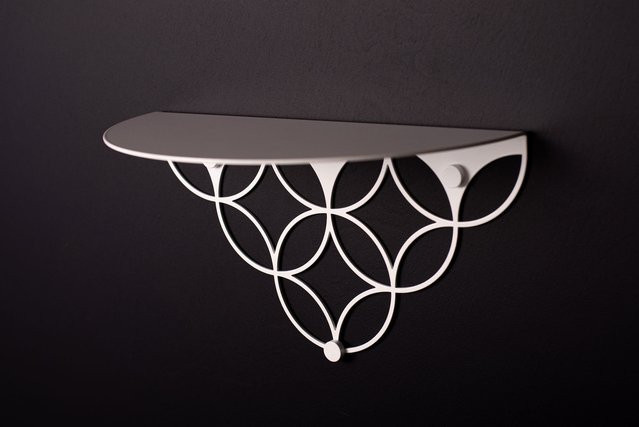 Wandkonsole FOT von Möbel direkt online, moderne Wandkonsole aus Eisen für Wohnzimmer und Esszimmer - Bild 1
