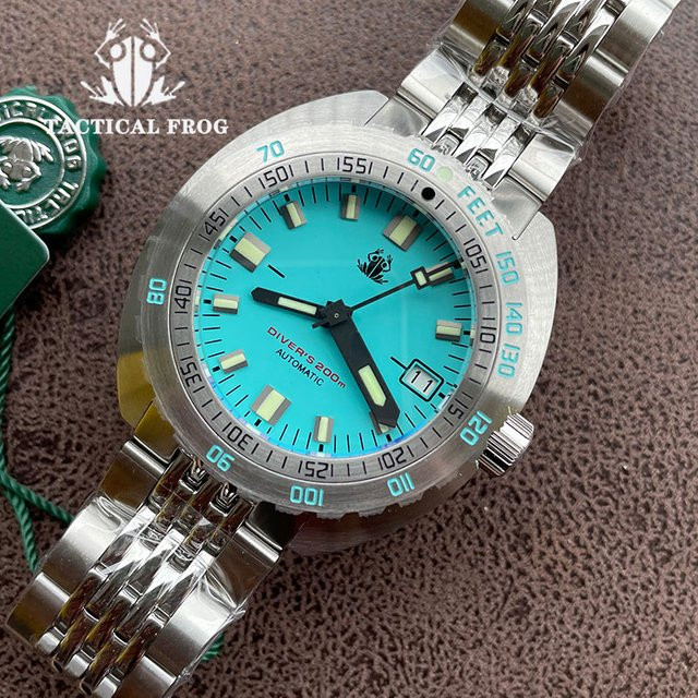 Tactical Frog Armbanduhr, Automatik, Edelstahl, Blau, Herren - Bild 1