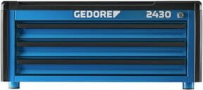 Gedore Werkzeugtruhe aus Stahl mit 3 Schubladen in Blau, H x B x T: 34,5 x 77,5 x 47,5 cm - Bild 1