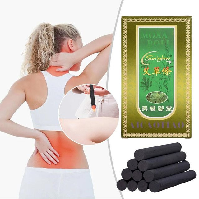 Rauchfreier Moxa-Stick, karbonisierter Moxa-Stick für Akupunktur-Massage - Bild 1