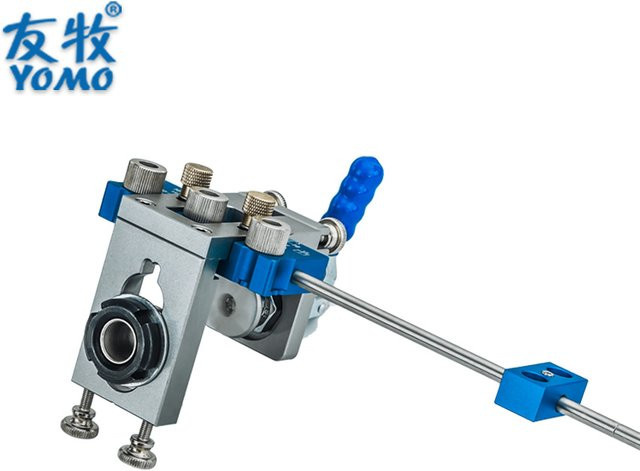 YOMO 3-in-1 Holzstanzer und Positionierungsset für präzises Bohren und Dübeln - Bild 1