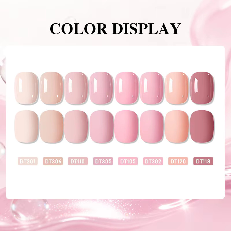Meet Across Gel Nagellack, Nude Pink, Glänzend, 7 ml - Bild 2