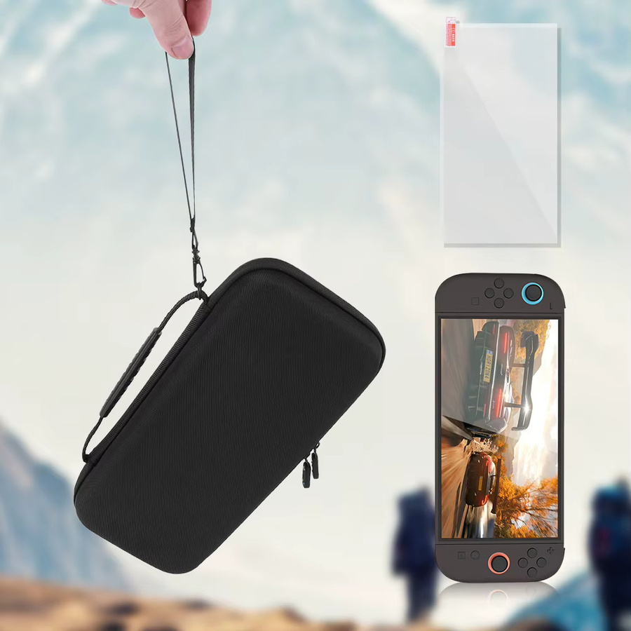 Nintendo Switch 2 EVA-Tragetasche und Displayschutzfolie in Schwarz - Bild 4