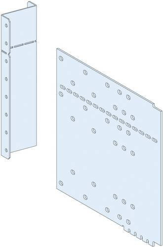 Schneider Electric LVS04956 PrismaSeT-P Schottung Form 3 vertikal für rückseitigen Anschluss in Grau und Weiß Höhe: 5-6 Module - Bild 1