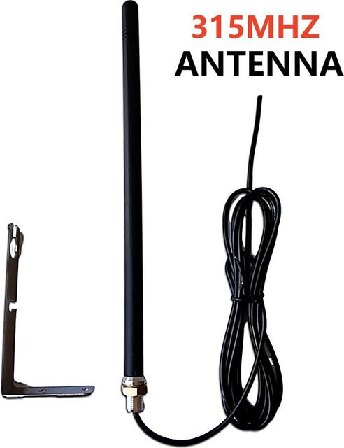KUANGZIPENG 315MHz Antennen-Extender in Schwarz für ferngesteuerte Garagentoröffner, wasserdicht und für Ultra-Langstrecken geeignet - Bild 1