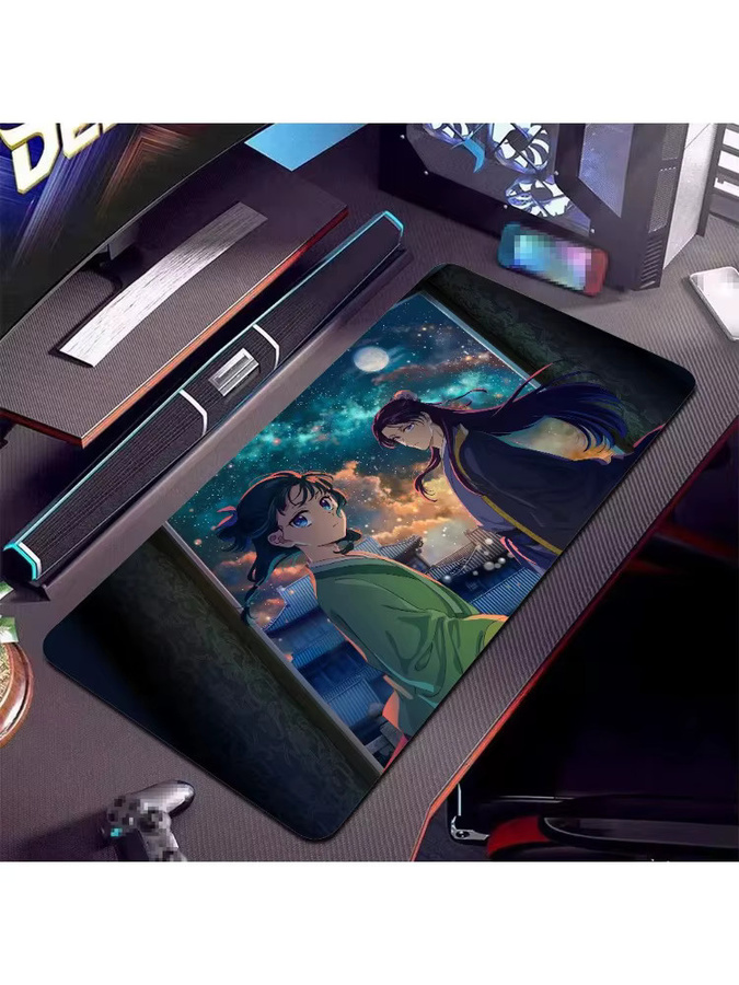 The Apothecary Diaries Maomao Mauspad XXL, rutschfestes Gaming-Mauspad mit genähten Kanten, Multicolour - Bild 5