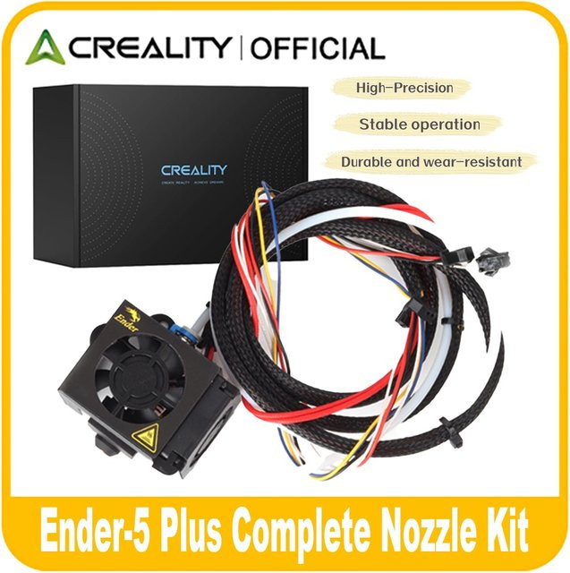 Creality Ender 5 Plus Voll-Hotend-Kit mit 0,4 mm Düsendurchmesser und 1,75 mm Extruder in Schwarz - Bild 1