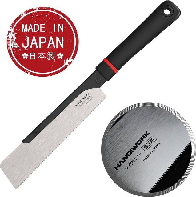 FAMEX 5520 Japansäge Handsäge in Schwarz für feine Arbeiten - Bild 1