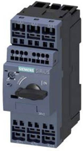 Siemens 3RV2021-1GA25 Leistungsschalter in Grau mit einem Einstellbereich von 4,5 - 6,3 A und einer maximalen Schaltspannung von 690 V/AC - Bild 1