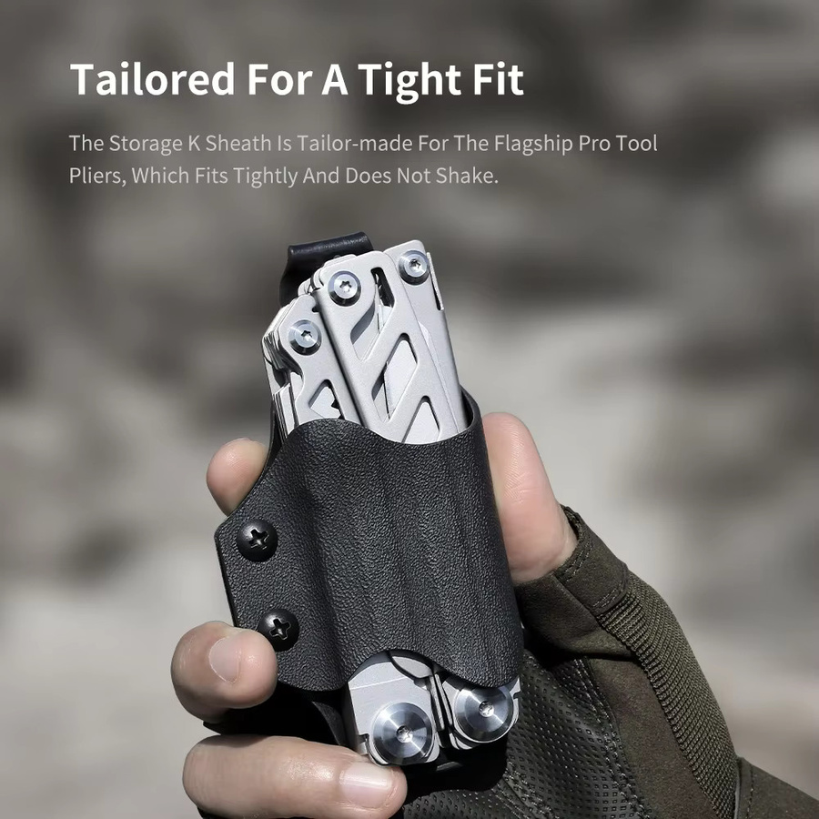 Nextool Flaggschiff Pro Kydex-Tasche für Multitools und Taschenmesser in Schwarz - Bild 5