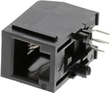 Molex Cat 3 Ethernet LAN Buchse Schwarz 950097641 - Bild 1