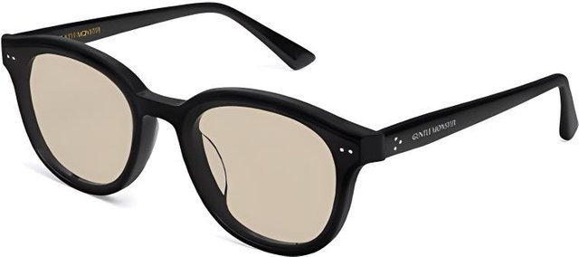 Gentle Monster JADE-01 Sonnenbrille, Vollrand, Square, Acetat, Unisex, Schwarz, Beige - Bild 1