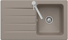 Villeroy & Boch Spülbecken Architectura 50 Aufbauspüle aus Keramik in Beige mit CeramicPlus Beschichtung - Bild 1