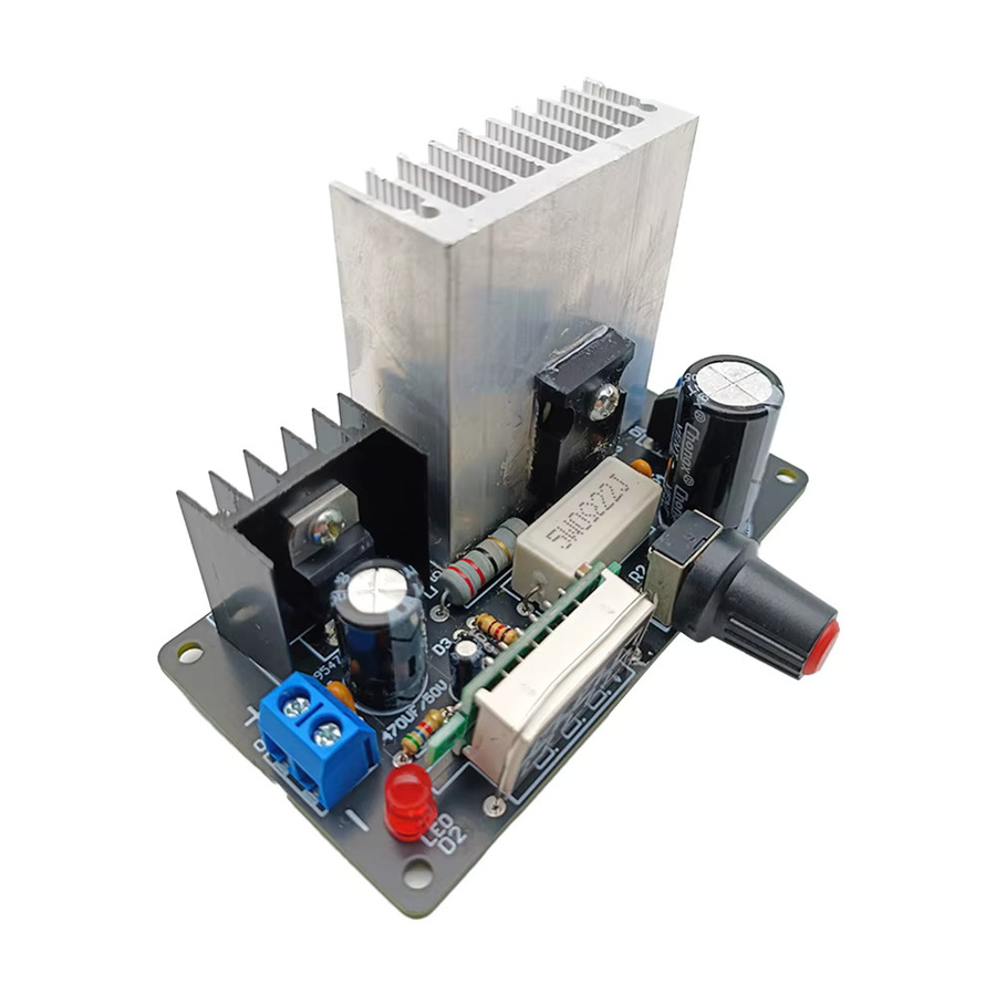 Aideepen LM317 Spannungsregelmodul mit Digitalanzeige und Kurzschlussschutz als einstellbares Netzteil - Bild 2