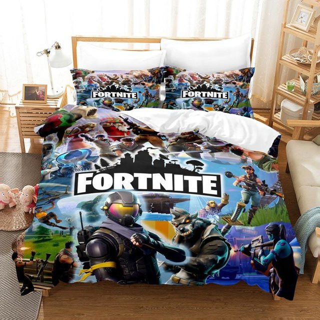 Fortnite Bettwäsche Set von Gu Tao mit 3D-Druck, mehrfarbig, B/H: 150 x 200 cm - Bild 1