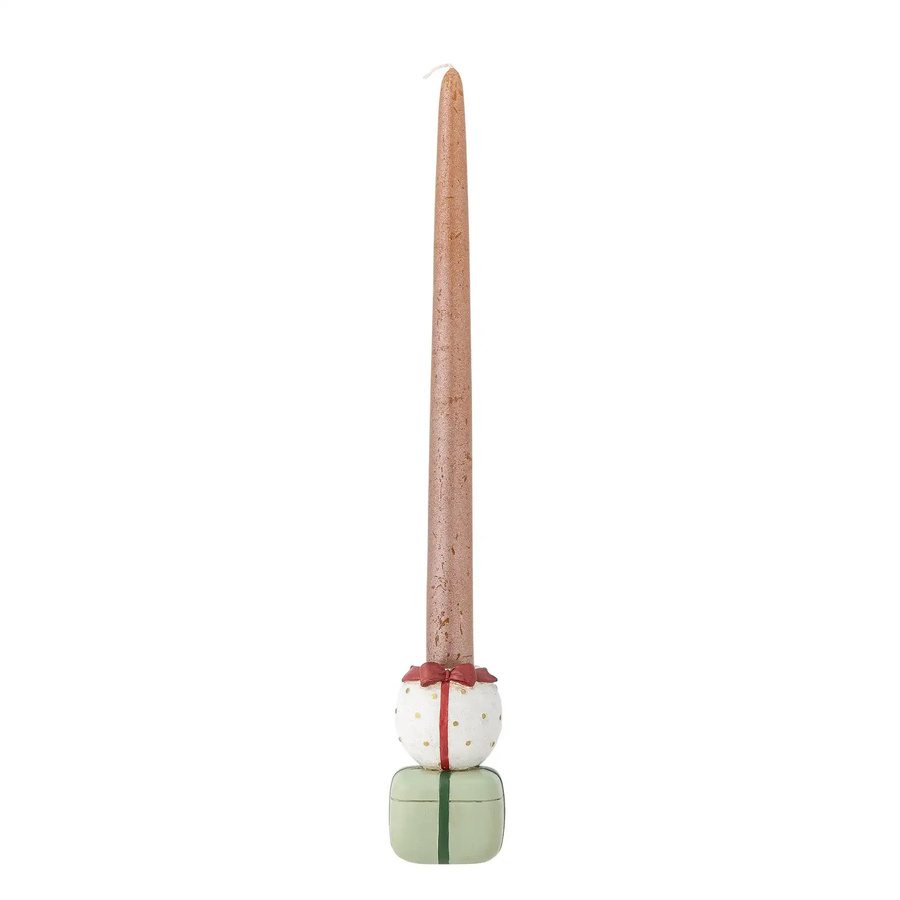 Bloomingville Kerzenhalter Wish aus Polyresin in Grün, Höhe: 9 cm - Bild 1