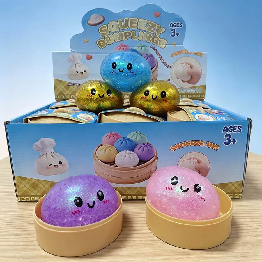 Bandai Glitzer-Dumpling-Blindbox, Glitzer-Dumpling-Squishy, ab 3 Jahren - Bild 2