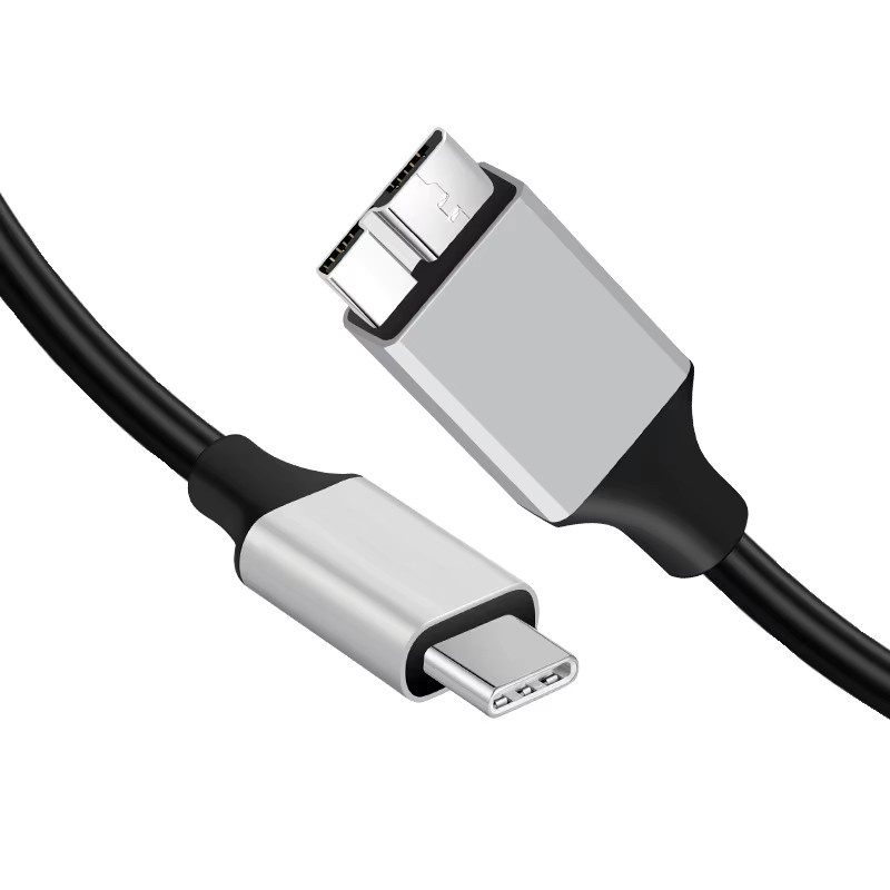 WEFAWAN USB-C auf Micro-USB Datenkabel 5Gbps in Schwarz für MacBook, Laptop, Smartphone und externe Festplatten SSD/HDD - Bild 5