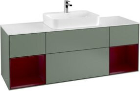 V&B Waschtischunterschrank Finion, Breite: 160 cm, Tiefe: 50,1 cm, lackiert - Bild 1