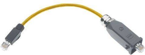 HARTING Sensor-Aktor-Steckverbinder konfektioniert gelb 2m - Bild 1