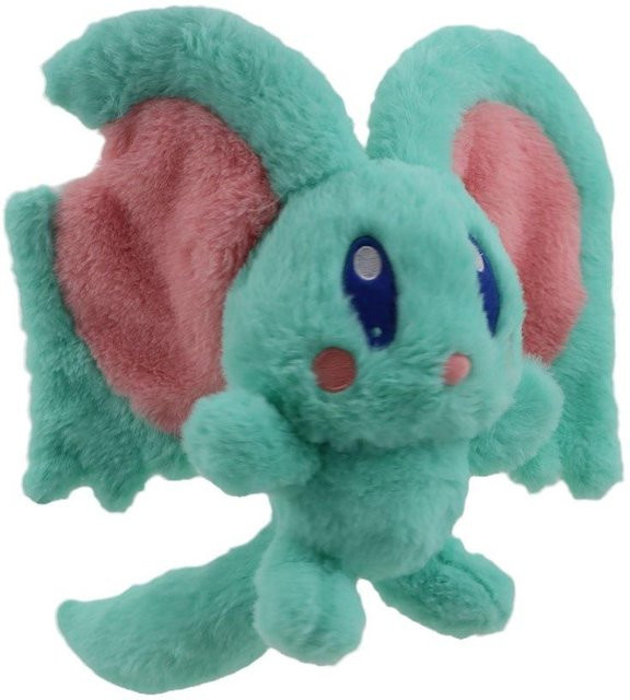 Toys-Glory Fourall Elfilin Plüschtier, 28 cm, blau/grün, ab 3 Jahre - Bild 1
