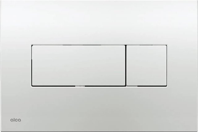 Alcadrain WC-Betätigungsplatte M371 Dual Flush in Chrom-Glanz, B/T/H: 17,5 x 25,0 x 4,0 cm - Bild 1