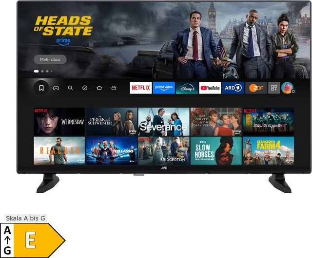 JVC LT-32VRH3555 Smart TV mit Fire TV, HD-Ready, HDR und Alexa, 32 Zoll, Schwarz - Bild 1
