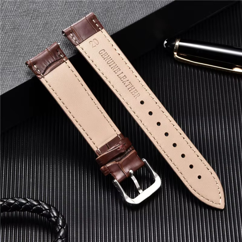 Uhrenarmband Leder, Klassisch, Unisex - Bild 2